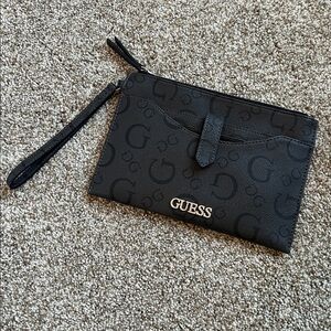NEW!! Black Guess Wristlet